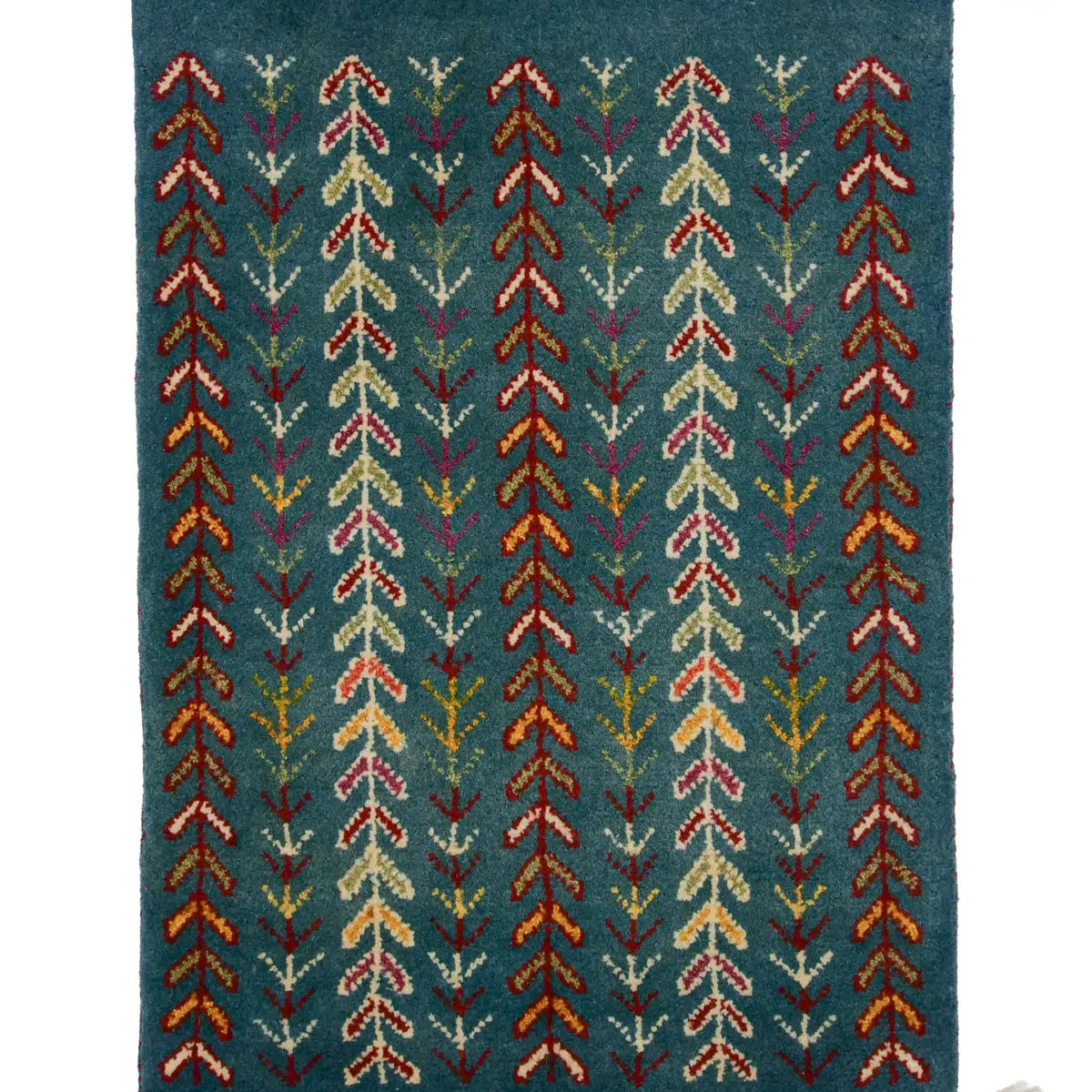 絨毯 青（ブルー）【サティラグス | 手織り絨毯専門店】