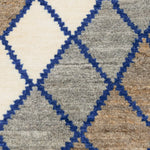 シーラーズ産 ペルシャギャッベ カシュガイ族作 ひし形が並ぶ幾何学デザイン