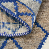 ペルシャギャッベ ウール100% シーラーズ 手織りラグ 約62cm×89cm 玄関サイズ