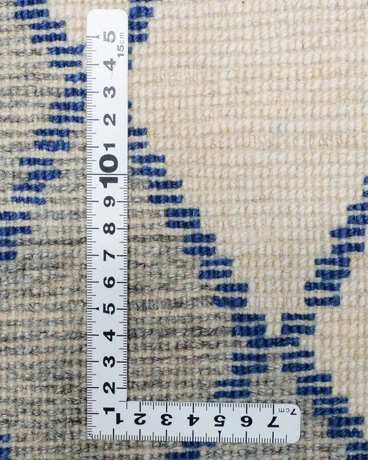 カシュガイ族の手織り ペルシャギャッベ シーラーズ産 幾何学パターンラグ