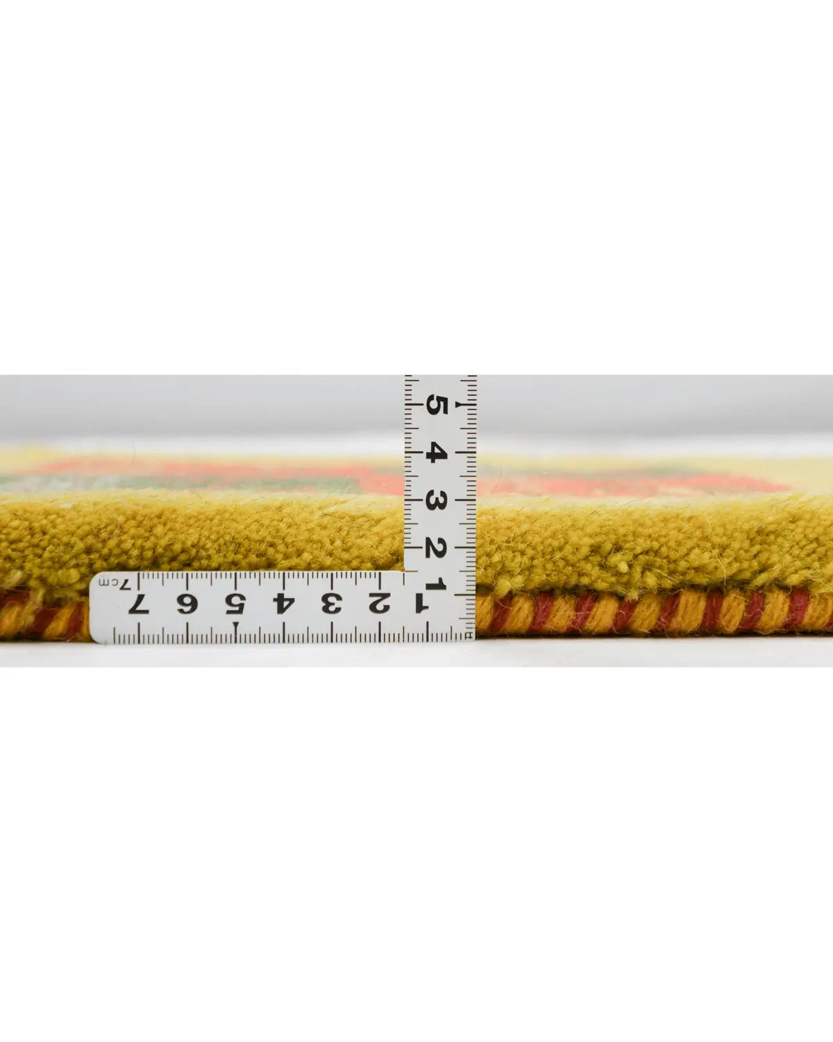 シーラーズ産カシュガイ族作 ペルシャ絨毯ギャッベの厚み