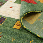 約1.6cm厚で踏み心地の良い高密度ギャッベ