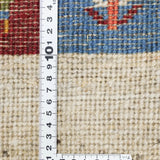 ペルシャギャッベ ウール素材 横縞 ボーダーラグ