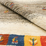 シーラーズ産 ペルシャギャッベ 手織り ウール 絨毯