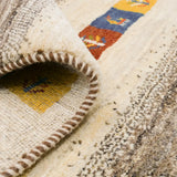 手織りウールギャッベ ナチュラルデザイン 絨毯