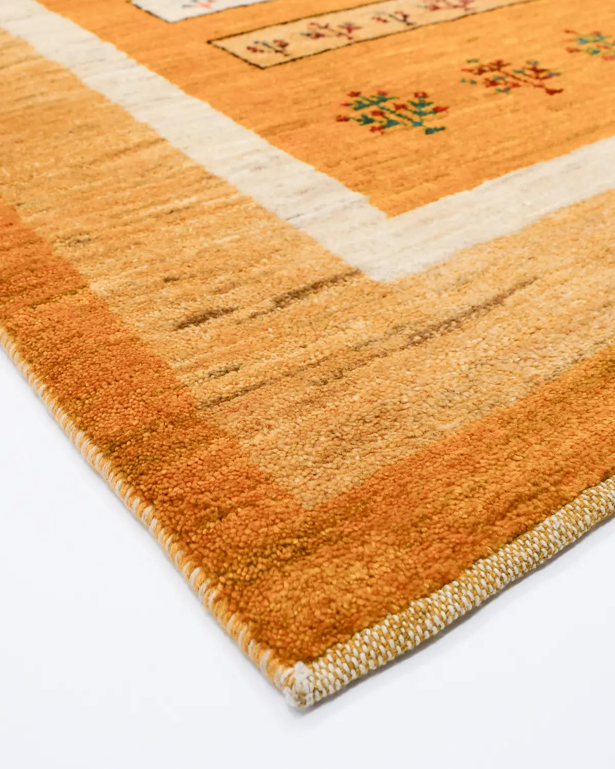 手織りギャッベ シーラーズ 木モチーフ 絨毯