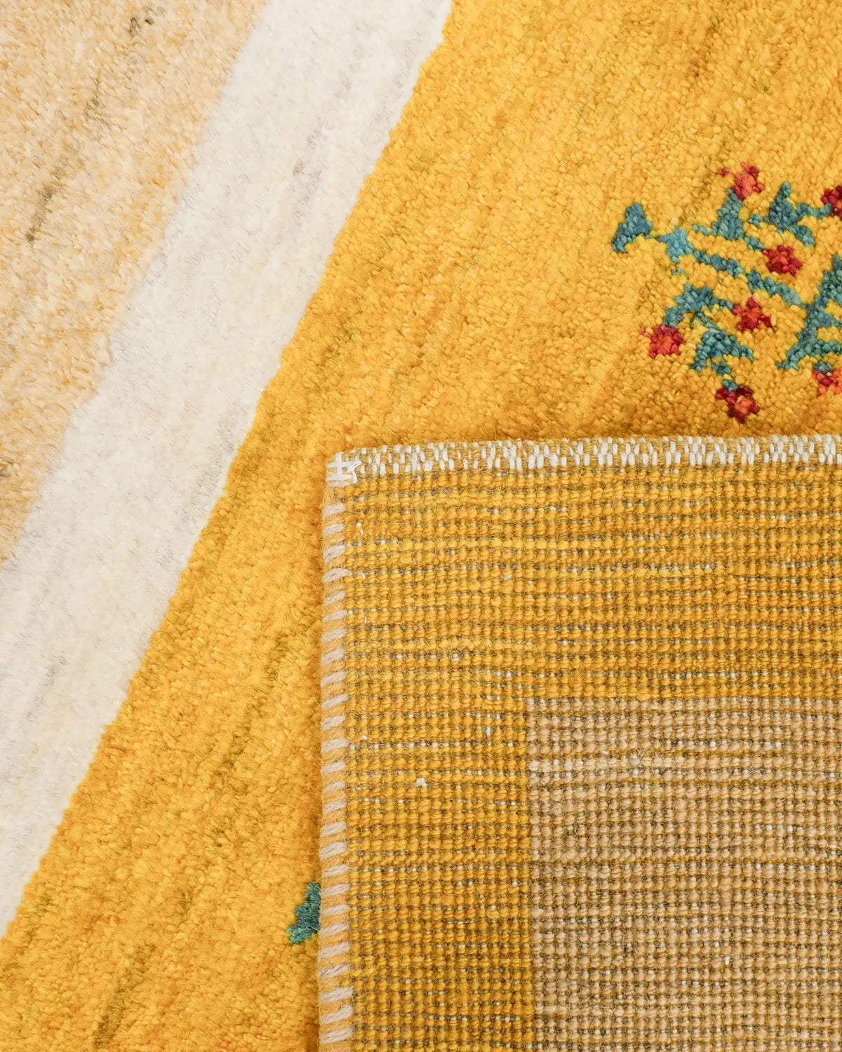 シーラーズ産 ペルシャギャッベ 手織り ウール 絨毯