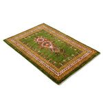 高級手織りペルシャ絨毯 ギャッベ SATHI RUGS グリーン