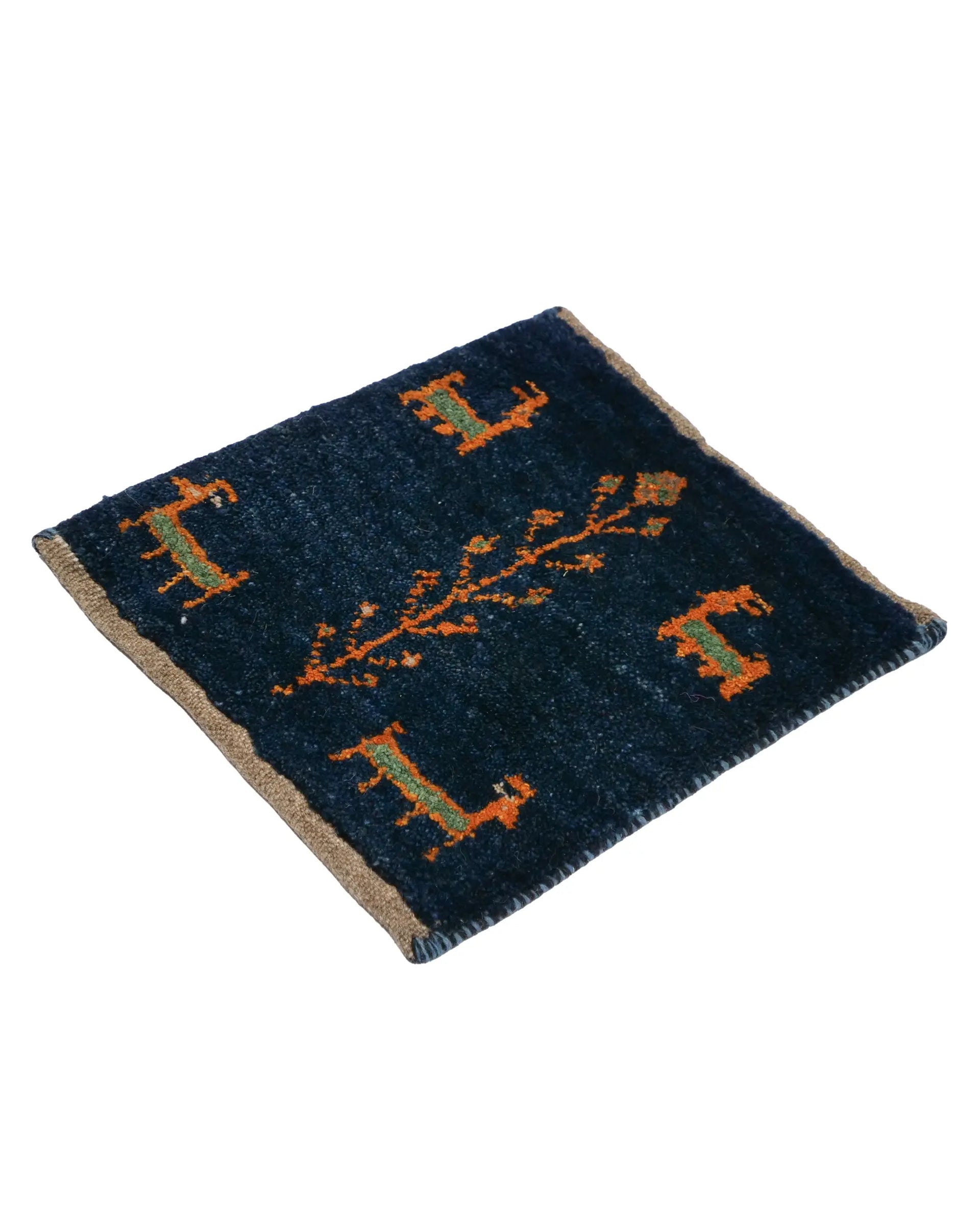 Fukufuku　ペルシャギャッベ♡座布団　⑥ ⑤ ペルシャギャッベ ファイン 34cm x 34cm｜SATHI RUGS