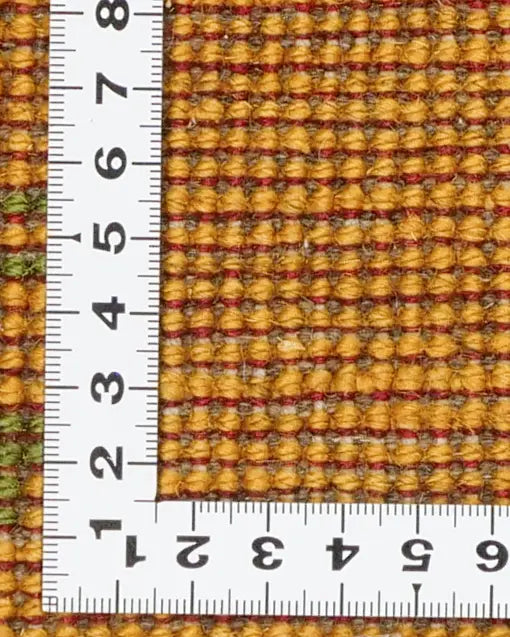 ペルシャ絨毯 ギャッベ  手織り ウール オレンジ イエロー 黄色 ラグ