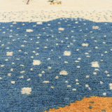ギャッベ 46x130cm 細長 ランナー 廊下 ペルシャ絨毯