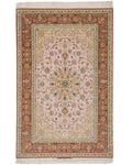 ペルシャ絨毯 イスファハン産 エンテシャリー工房 ウール 約134×207cm
