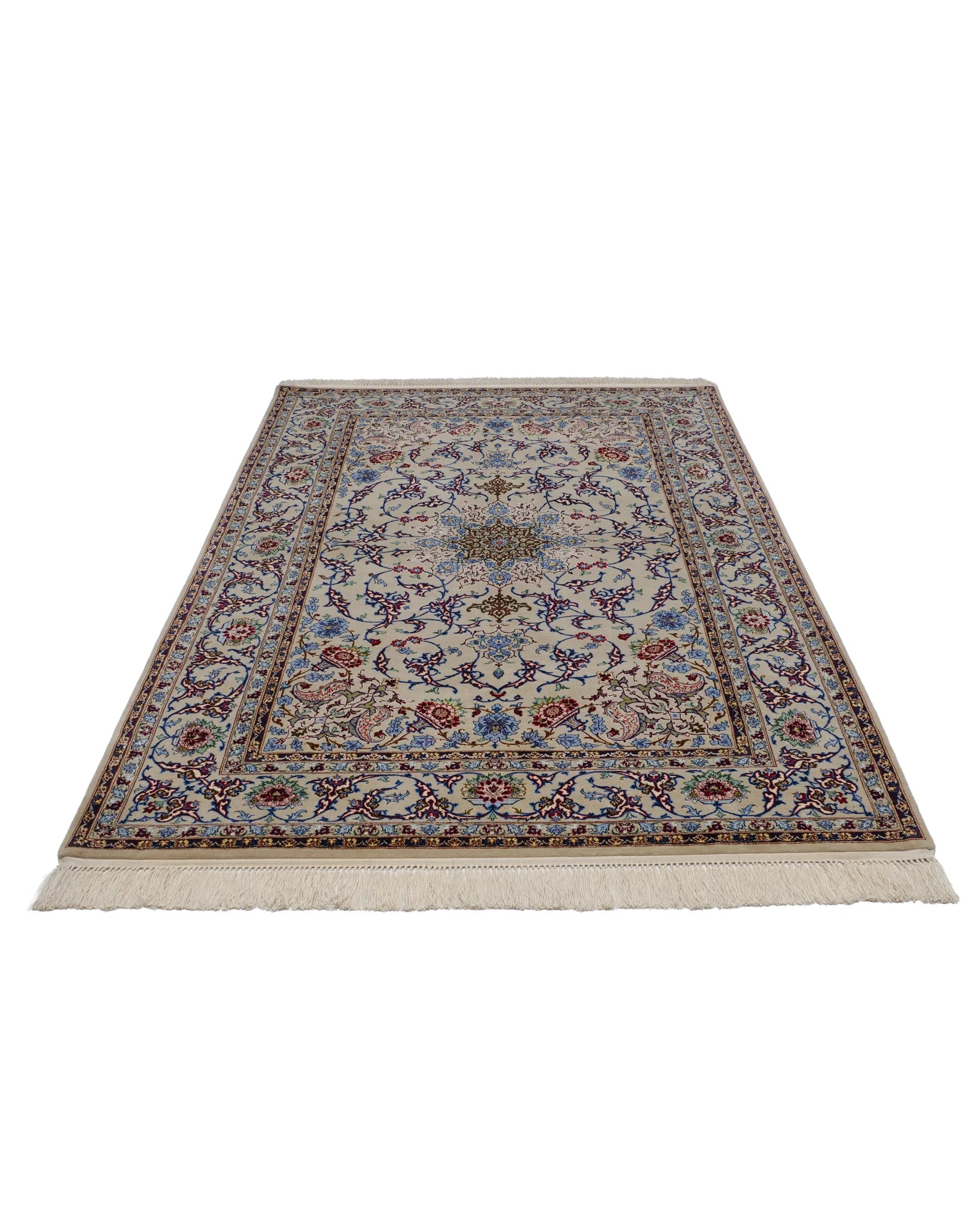 ペルシャ絨毯 イスファハン 高品質 195x130cm 手織り ラグ ペルシャ絨毯 イスファハン 高品質 195x130cm 手織り ラグ