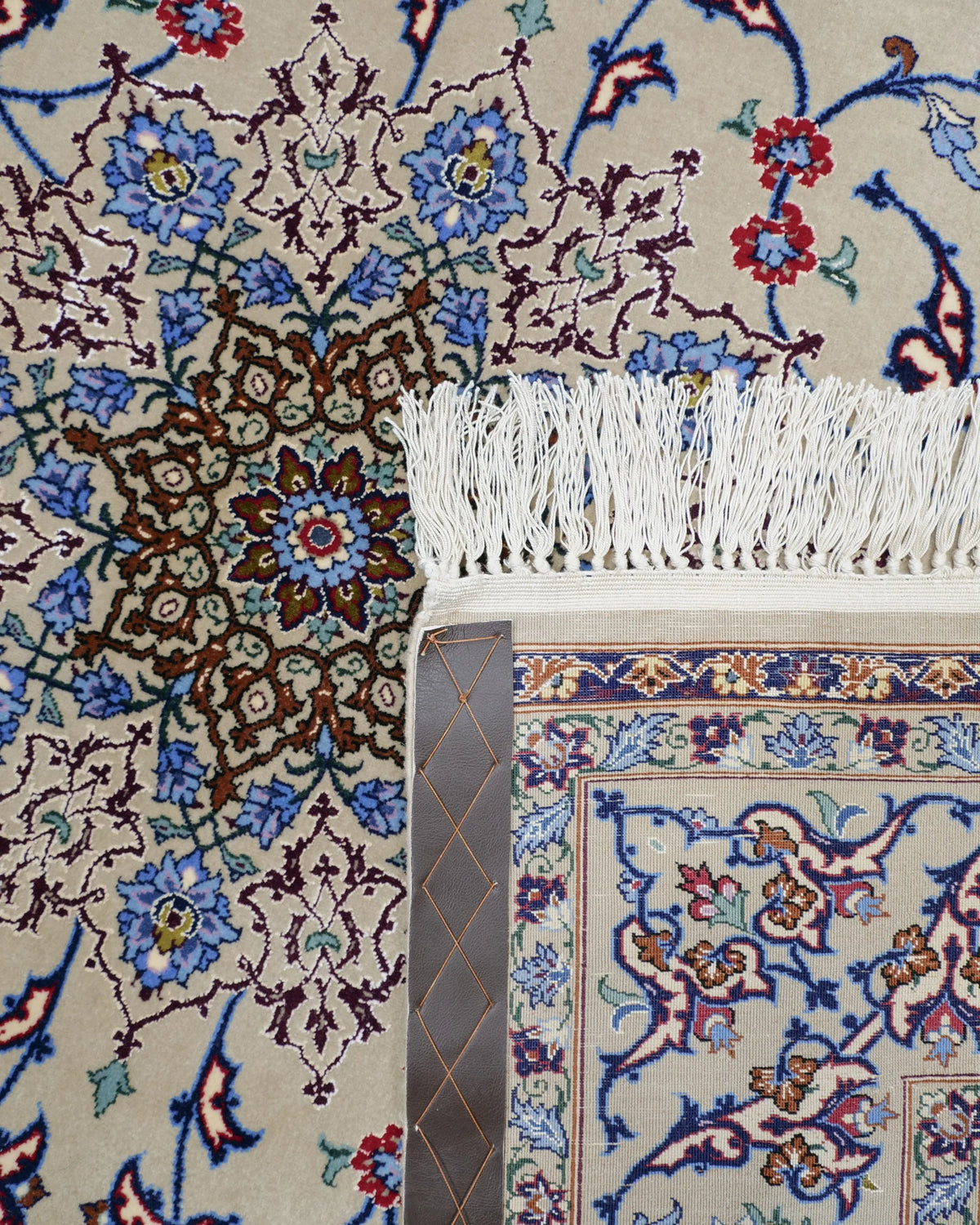 ペルシャ絨毯 イスファハン産 ウール&シルク 約127×195cm｜SATHI RUGS
