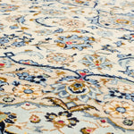 ペルシャ絨毯 カシャーン 伝統文様 メダリオン 白