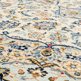 ペルシャ絨毯 カシャーン 伝統文様 メダリオン 白