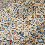 ペルシャラグ カシャーン ウール 白