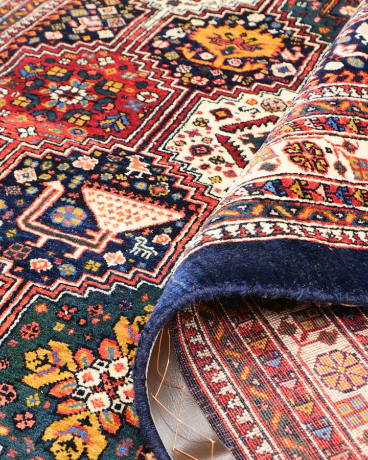 ペルシャ絨毯 カシュガイ 約163cm x 224cm|SATHI RUGS ペルシャ絨毯 カシュガイ 約163cm x 224cm|SATHI RUGS