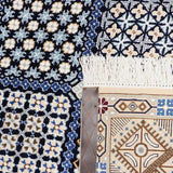 高級ペルシャ絨毯 ナイン ウール 手織り