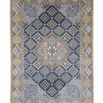 ナイン産ウール手織りペルシャ絨毯 ジョーシャガン文様