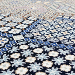 ペルシャラグ ナイン ウール製 幾何学パターン