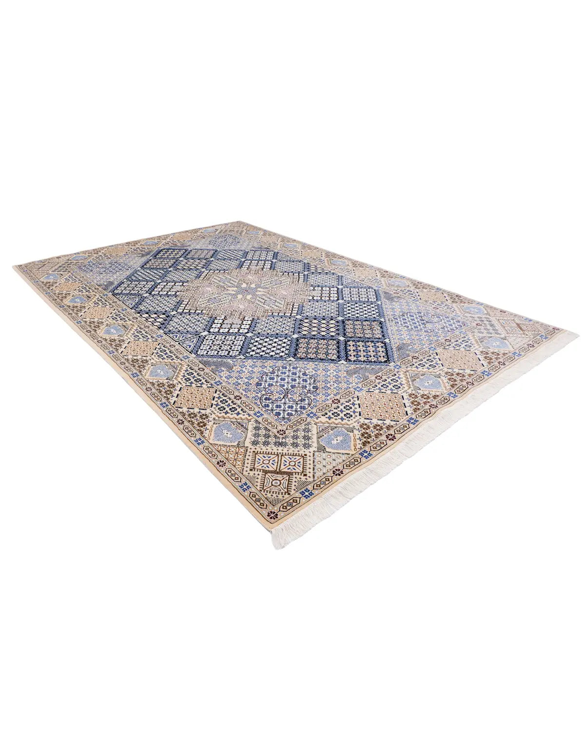 ペルシャ絨毯 ナイン産 ウール ジョーシャガンデザイン