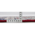 ペルシャ絨毯 ナイン産 60x90cm 玄関マット 赤 レッド 手織りラグ