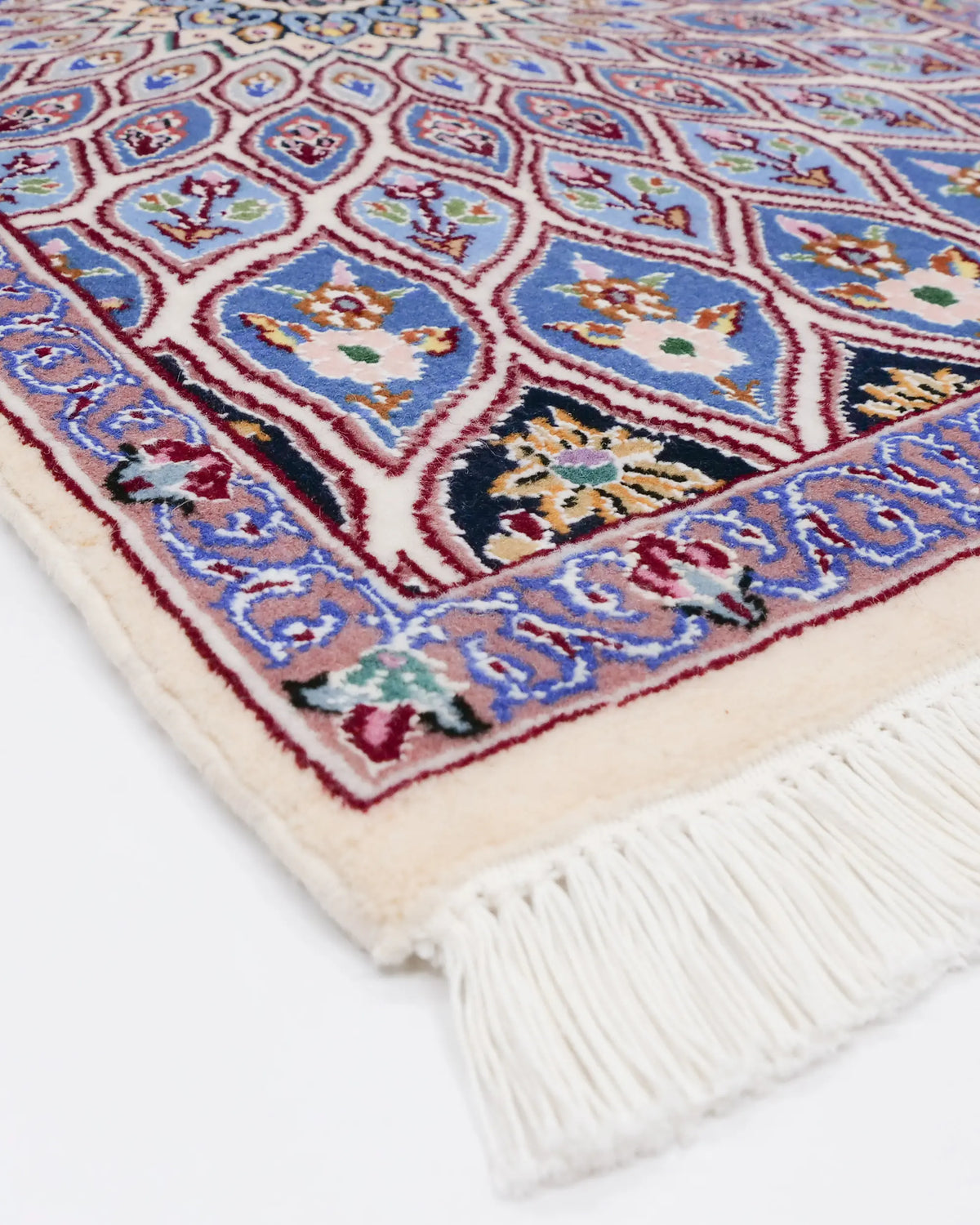 ペルシャ絨毯 ナイン産 約50cm x 85cm｜SATHI RUGS