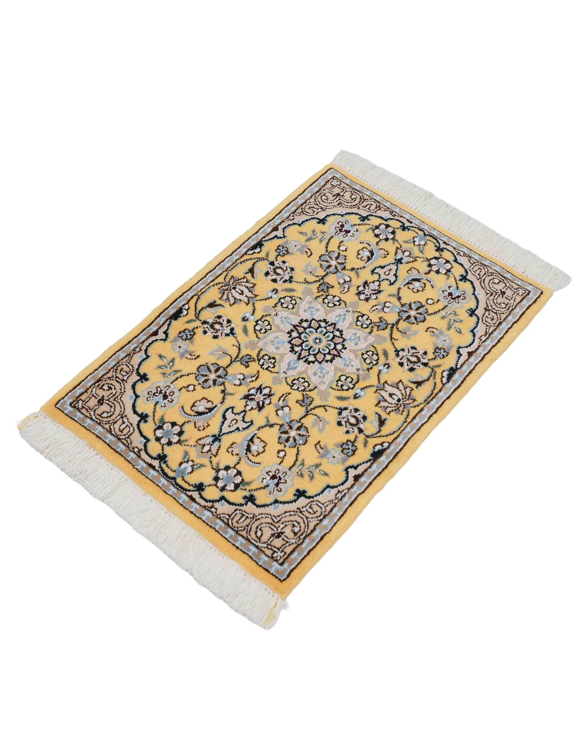 ペルシャ絨毯 ナイン産 約40cm x 61cm|SATHI RUGS ペルシャ絨毯 ナイン産 約40cm x 61cm|SATHI RUGS