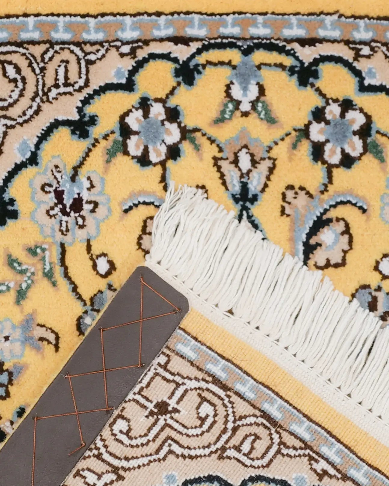 ペルシャ絨毯 ナイン産 約40cm x 61cm|SATHI RUGS ペルシャ絨毯 ナイン産 約40cm x 61cm|SATHI RUGS
