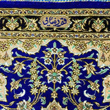 ペルシャ絨毯 シルク ブルー
