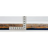 クム産シルクのペルシャ絨毯 エラミ工房 60×90cm 高級手織りラグ 玄関マット 唐草と幾何学メダリオンのデザイン