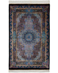 Persian Rug Qum Bazargan Workshop Silk Approx. 130cm x 204cm