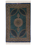 ペルシャ絨毯 クム産 ムサビ工房 シルク 約75.5×118cm