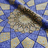 ペルシャ絨毯 クム産 ムサビ工房 シルク 130x200cm 星形メダリオン 唐草模様 手織り 高級ラグ