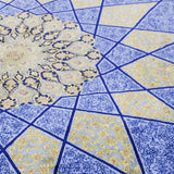 ペルシャ絨毯 クム産 ムサビ工房 シルク 130x200cm 星形メダリオン 唐草模様 手織り 高級ラグ