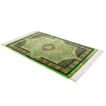 ペルシャ絨毯 クム シルク ガンバルザデ工房 細密な織りと上品な艶が美しい手織りラグ