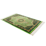 ペルシャ絨毯 クム シルク ガンバルザデ工房 細密な織りと上品な艶が美しい手織りラグ