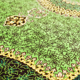 クム産高級シルクペルシャ絨毯 ガンバルザデ工房 エスリミ文様の美しい一枚