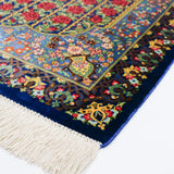 ラジャビヤン工房 ペルシャ絨毯 クム シルク 花尽くし