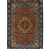 クム産シルク手織りペルシャ絨毯 ラジャビヤン工房 花模様