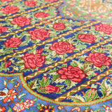 ラジャビヤン工房 ペルシャ絨毯 シルク 花尽くし