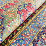 高級シルク絨毯 クム ラジャビヤン 花瓶モチーフ