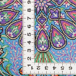 手織りシルク クム産ペルシャ絨毯 上質な光沢と滑らかさ