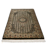 ペルシャシルク絨毯 クム ムサヴィ工房 小サイズ