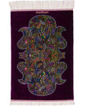 ペルシャ絨毯 クム産 シルク レザイエ 工房 約60×87cm