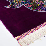 シルクペルシャラグ クム 小サイズ 花と鳥