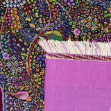 クム産レザイエ工房 シルク絨毯 美しいフリンジ