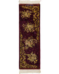 ペルシャ絨毯 クム産 ハッサンルー工房 シルク 約29.5×88cm