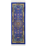 ペルシャ絨毯 クム産 レザイ工房 シルク 約39.5×117cm